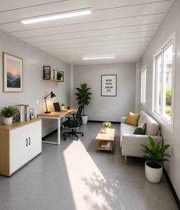 Contenedor Expandible de 20 Pies/40 Pies, Oficina y Dormitorio Contemporáneos Prefabricados, Casa Plegable para Exteriores, Sala de Esports Portátil de Lujo - Product Image 6