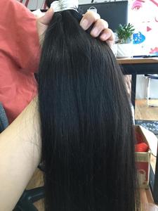 Cabelos 100% humano crudo vietnamita Remy Natural sedoso recto Virgen sin procesar máquina de extensión a granel doble trama 100 gramos - Product Image 5