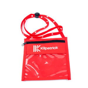 Oem Factory210d Polyester Reishalslijn Met Ritssluiting En Lanyard Mode Verstelbaar Nekkoord Lange Korte Rits - Product Image 2