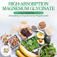 Suplemen OEM Private Label Magnesium Bisglisinat Softgel 500mg, Bioavailabilitas Tinggi, Lembut di Usus, untuk Tulang & Otot, Bersertifikasi GMP