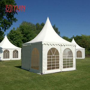 Carpa Pagoda Modular de Aluminio y PVC, 3x3, 4x4, 5x5, 10x10, Gazebo Hexagonal para Exteriores, Carpa para Fiestas - Product Image 2
