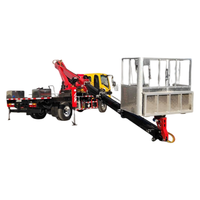 Plate-forme de travail aérien mécanique offre spéciale 4X2 plate-forme de travail aérien de seau de camion de travail aérien 23M-32M