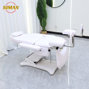 Table de massage pliable <span class=keywords><strong>électrique</strong></span> réglable portable et économique Siman Healthy avec revêtement en cuir synthétique pour utilisation en salon - Product Image 1