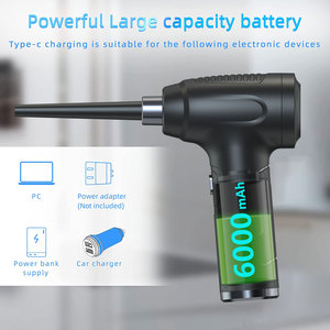 4 Trong 1 Tốc Độ Cao Máy Hút Bụi Và Khăn Lau Bụi Không Khí 6000MAh Điện Mạnh Mẽ Bụi Mini Turbo Fan Cho Bàn Phím Không Dây Máy Thổi Khí - Product Image 2