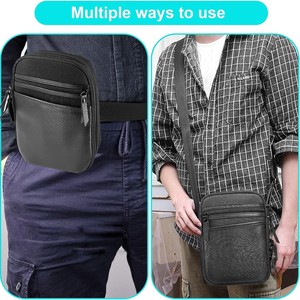 OEM Tactical Gun Bag Black Square Concealed Shoulder Bag For Home Use With Pistol And Magazine Storage - Product Image 3