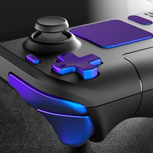EXtremeRate Custom ABXY D-<b>pad</b> Trackpad Bumpers Triggers Buttons Replacement Full Set Buttons for Steam Deck Handheld LCD Console - Product Image 4