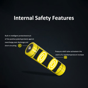 Batterie rechargeable au lithium-ion 21700, 6000 mAh, haute capacité pour lampes de poche - Product Image 4