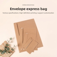 Enveloppe de Courrier en Papier Kraft Épaissi Auto-adhésif Facilement Découpable Recyclable Sac d'Archivage Pochette d'Expédition pour Documents Lihao