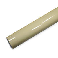 Pas de colle résiduelle 1.52*18m autocollants en vinyle à changement de couleur en PVC automobile film d'emballage automobile gris super brillant