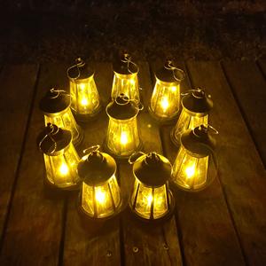 Lampe de paysage rétro DC d'extérieur, lanterne à bougie étanche, guirlande de jardin, décoration de cour, lampe LED portable avec télécommande - Product Image 4