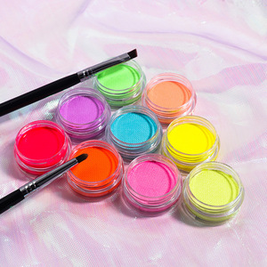 Delineador de ojos en crema, pintura a base de agua, día de carnaval, club nocturno, maquillaje de escenario, ojos impermeables, maquillaje facial, sin logotipo, delineador de ojos fluorescente - Product Image 1