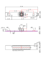Modul Kamera Mini OV5640 1/4'' Sensor CMOS 5MP 2K Autofokus Kecepatan Tinggi USB2.0 30fps AI Machine Vision Kamera Laptop OEM
