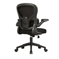 Chaise de bureau ergonomique moderne avec appui-tête réglable, siège pivotant confortable en maille pour personnel, dirigeants, visiteurs, chaise en plastique
