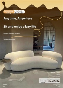 <span class=keywords><strong>Canapé</strong></span> incurvé de luxe nordique, édition designer, pour salon de beauté, réception, <span class=keywords><strong>canapé</strong></span> inclinable créatif - Product Image 6