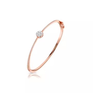 Diamond <b>Tennis</b> Bracelet for Women and Men, Certified Diamond <b>Tennis</b> Bracelet, 18k Rose Gold Round Diamond Bracelet - Product Image 2