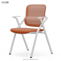 Chaise pliable empilable en tissu maillé durable et peu encombrante pour salles de classe, salles de conférence, salles de formation, appartements et hôpitaux