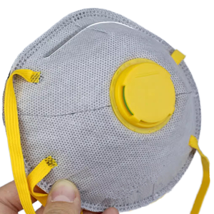 10 buah kotak masker wajah setengah tahan debu perlindungan <span class=keywords><strong>meltblown</strong></span> OEM ODM FFP2 Cup masker hidung untuk konstruksi dan debu industri PM2.5 - Product Image 5