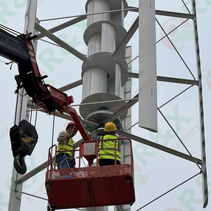 กังหันลมแกนตั้ง EU 20kw 30kw 50kw 100kw สำหรับติดตั้งบนหลังคาบ้านพักอาศัย 48v 96v 120v 380v สำหรับใช้ในบ้าน - Product Image 2