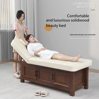 Table de massage chauffante électrique ShiLu, 1 ou 2 moteurs, lit de beauté en cuir PU, cadre en bois, éponge haute densité, chauffage intégré, design moderne