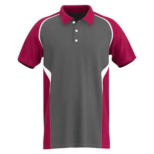 Polo de golf pour homme personnalisé avec votre logo de marque, design color block, sublimation, t-shirts polo pour homme. - Product Image 1