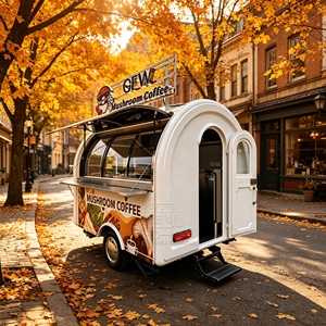 Remolque Cuadrado Personalizado, Totalmente Equipado, Camión de Comida, Carrito Comercial de Hot Dogs, DOT VIN CE - Product Image 1