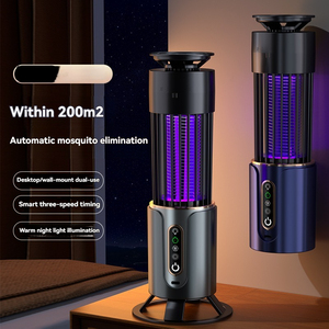 Lampe <span class=keywords><strong>anti</strong></span>-moustiques photocatalytique, piège à insectes silencieux, rechargeable par USB, sans danger pour les bébés, les femmes enceintes, la maison, le dortoir - Product Image 2