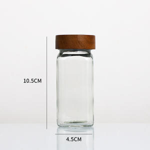 Vente en gros de bocal d'assaisonnement alimentaire en bois de bambou bocal à épices pour cuisines domestiques - Product Image 6