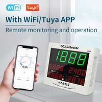 Medidor de CO2, Temperatura y Humedad, Monitor de Calidad del Aire, con Datos en PDF, Detector de Dióxido de Carbono, Marca Huazhong, Suministro de Fábrica