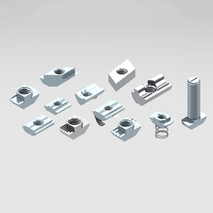 Écrou à billes à <span class=keywords><strong>ressort</strong></span> Minde M4 M5 M6 M8 M10 pour profilé en aluminium série 5050, machine d'impression 3D, industrie - Product Image 6