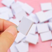 Mini Libro di Carta Bianco Fai da Te, Quaderno Vuoto, Accessorio per Casa delle Bambole, Decorazione Scenografica, Oggetto di Scena Fotografico Creativo