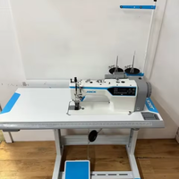 PRIX DE GROS Machine à coudre industrielle Jack H6 à point noué haute vitesse, informatisée, à entraînement direct, alimentation manuelle, moteur métallique
