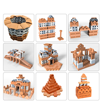 Vente en Gros Usine Jouet Enfant 1:1 Brique Bloc Mousse Couleur Bois Blocs de Construction pour Apprentissage des Enfants