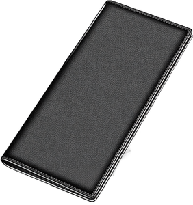 Luxury Women's Genuine Leather Long Wallet with Double Zipper and RFID Blocking – Premium Leather Clutch <b>Purse</b> for Ladies and Gi - Product Image 1