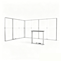 Stand de Exhibición con Iluminación de Esquina de 3x3m, Diseño de Venta Directa de Fábrica con Alta Relación Calidad-Precio para Ferias Comerciales