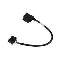Câble de connecteur OEM ODM OBD2 16 broches mâle à femelle avec câble en Y pour lecteur de code universel PA66/PVC 12V/24V