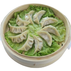 Healthy Vegan Jiaozi-Aperitivo asiático rápido Albóndigas al vapor de verduras congeladas <span class=keywords><strong>Alimentos</strong></span> y bebidas - Product Image 6