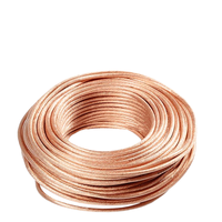 Fil de cuivre rouge souple T2 de haute pureté pour carrelage, cuivre nu conducteur 99,9 % Cu, marque Jintian, fabricant du Guangdong, soudage