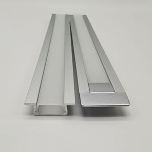 Perfil de aluminio para LED, perfil de yeso para pared, luz LED RGB sin marco, con perfil de aluminio 2x2 - Product Image 2