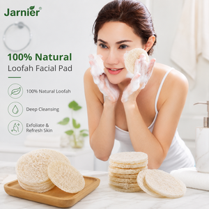 Dischetti Esfolianti in Luffa Naturale per il Viso, Varie Dimensioni, Spugna Scrub per Esfoliazione Cutanea - Product Image 3