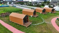 Maison préfabriquée modulaire en bois à deux étages, facile à assembler, pour hôtels, complexes hôteliers, appartements ou villas