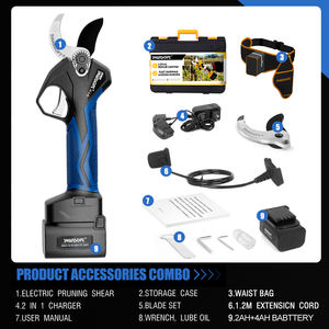 SWANSOFT Forbice <span class=keywords><strong>da</strong></span> <span class=keywords><strong>Potatura</strong></span> a Batteria Professionale <span class=keywords><strong>da</strong></span> 36mm con Taglio Progressivo, Autonomia di 6-8 Ore <span class=keywords><strong>per</strong></span> Vigneti e Frutteti PRU36 - Product Image 2