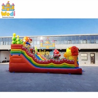 WODI Plato PVC Tarpaulin Commercial Inflatable Unicorn Bounce Commercial Inflatable Unicorn Bounce House Outdoor Event Rental
