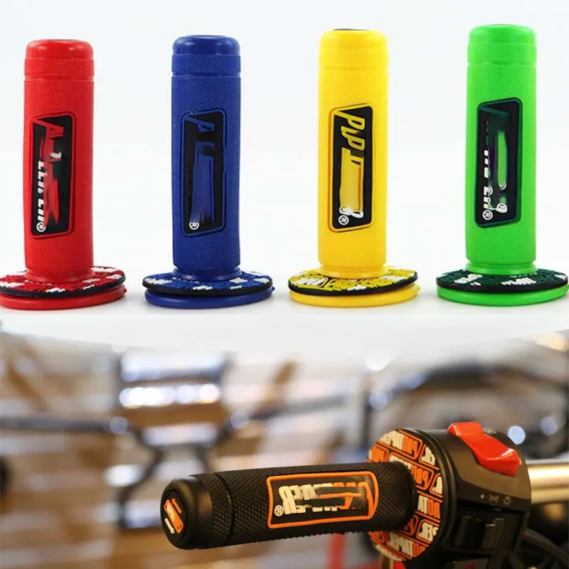 Мотоциклетные ручки 7/8 дюйма, 22 мм, универсальные ручки для мотоциклов Yamaha Honda Kawasaki BMW Suzuki