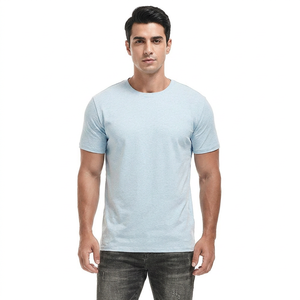 <b>Short</b> Sleeve O-Neck Cotton Material Men T-Shirts Best Quality Fashionable Casual Wear Men T-Shirts - Product Image 1