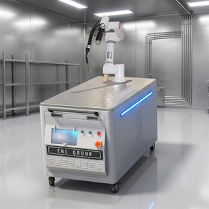 Industrial Collaborative <b>Welding</b> Robot With Mobile <b>Trolley</b> for Carbon Steel Stainless Price Small Payload for Light-duty T - Product Image 1