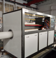 Usine de tuyaux en PVC de 315mm avec les composants clés de l'extrudeuse en plastique SJSZ80/156 comprennent la boîte de vitesses du moteur à vis