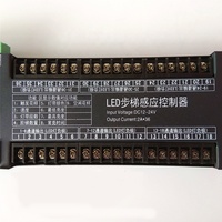 Contrôleur de lumière d'escalier LED à détecteur de mouvement Pir DC12V 24V 36 canaux Bandes lumineuses d'escalier à détecteur de mouvement