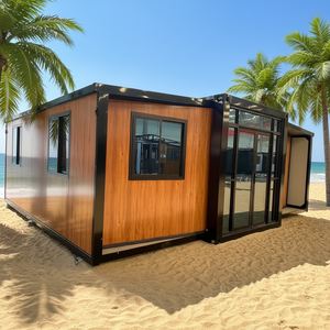 Conteneurs Extensibles pour Cafés, <span class=keywords><strong>Maisons</strong></span> Conteneurs Pliables 5 Chambres, Bungalow Conteneur Préfabriqué en Kit, Bureau Extérieur - Product Image 1