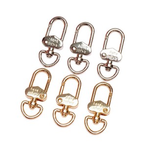 Chaoqi - Gancho de aleación con resorte para accesorios de bolso, cierre de anilla D invertida, llavero, joyería DIY, colgante para equipaje, plateado y dorado - Product Image 5
