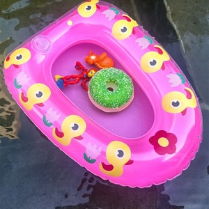 Anneau de natation gonflable lit <span class=keywords><strong>flottant</strong></span> bébé accessoires gonflables matelas pneumatique pour enfants anneau de natation en forme de <span class=keywords><strong>bateau</strong></span> de dessin animé mignon - Product Image 5